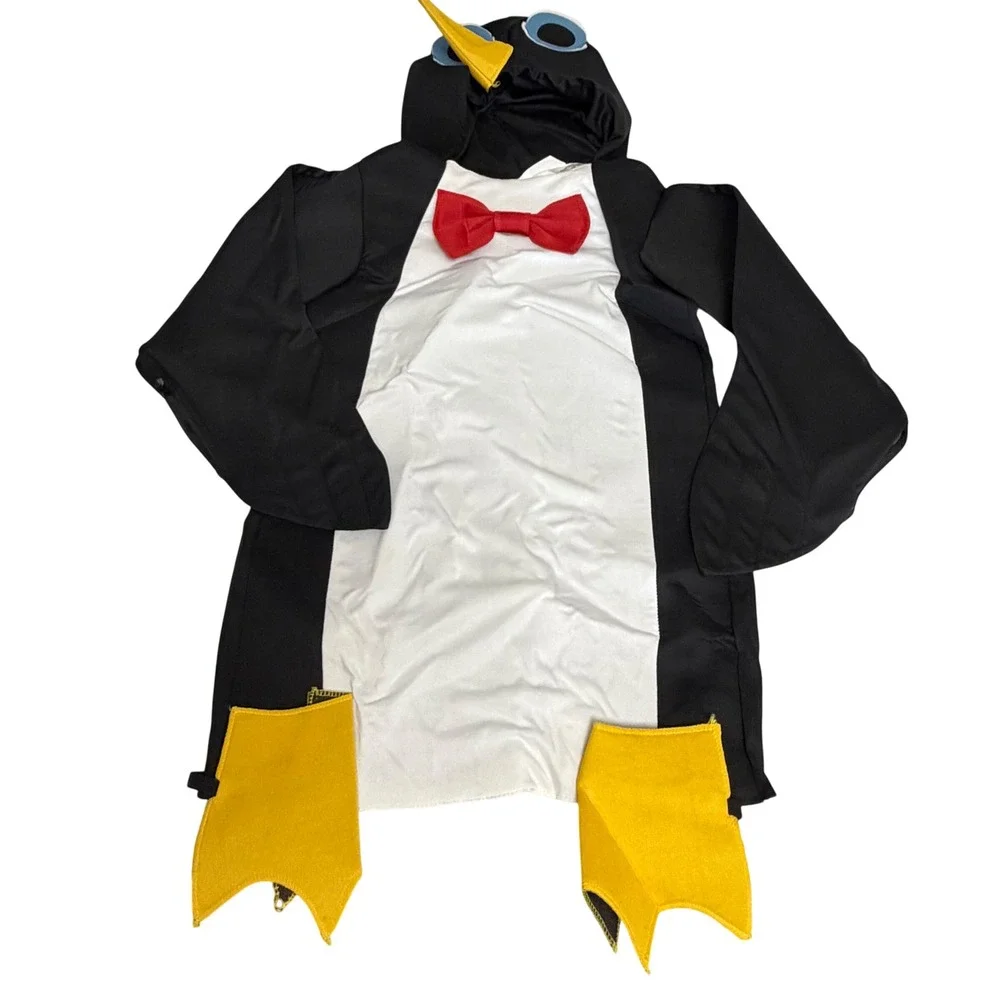 Rasta Imposta Penguin Costume Kids Sizes 4-6X Tunic with Attached Head & Feet